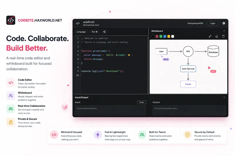 Codeite interface
